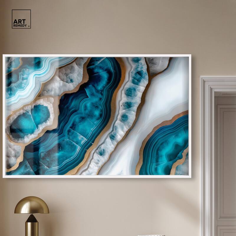 Opaline Undulation Shadowbox by Art Remedy