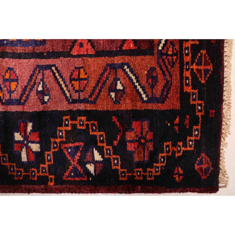 ECARPETGALLERY Hand-knotted Melis Vintage Red Wool Rug - 4'10 x 6'8