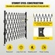 preview thumbnail 4 of 5, Single Folding Security Gate, 7\' H x 6-1/2\' W Folding Door Gate, Steel Accordion Security Gate
