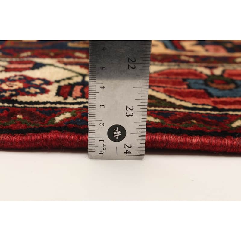 ECARPETGALLERY Hand-knotted Anatolian Vintage Red Wool Rug - 5'6 x 7'11