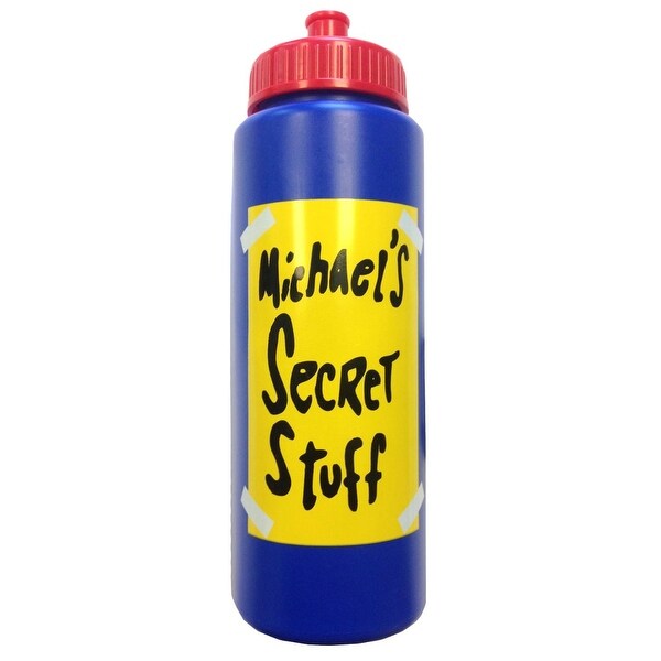Shop Michael's Secret Stuff Water Bottle 32 Oz. 8' x