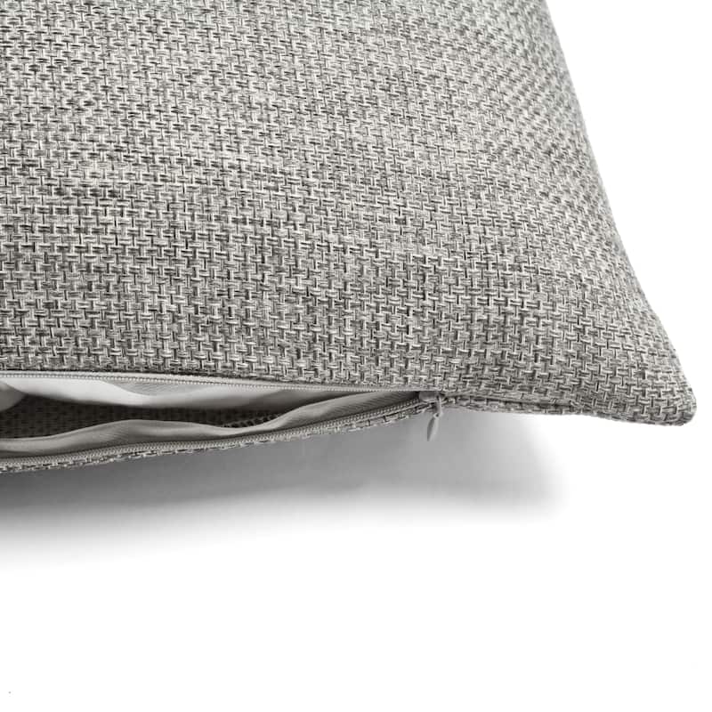 Lush Decor Clayton Woven Button Decorative Pillow Cover