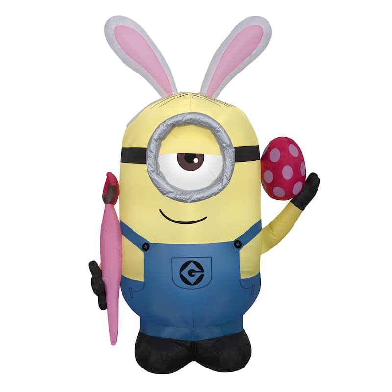 National Tree Company 48 in. Inflatable Easter Minion Stuart - 48 in