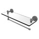 preview thumbnail 1 of 0, Allied Brass Dottingham Collection Paper Towel Holder with 16 Inch Glass Shelf 16 - Matte Gray