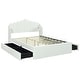 preview thumbnail 40 of 58, Full Upholstered Platform Bed with Drawers & USB Ports