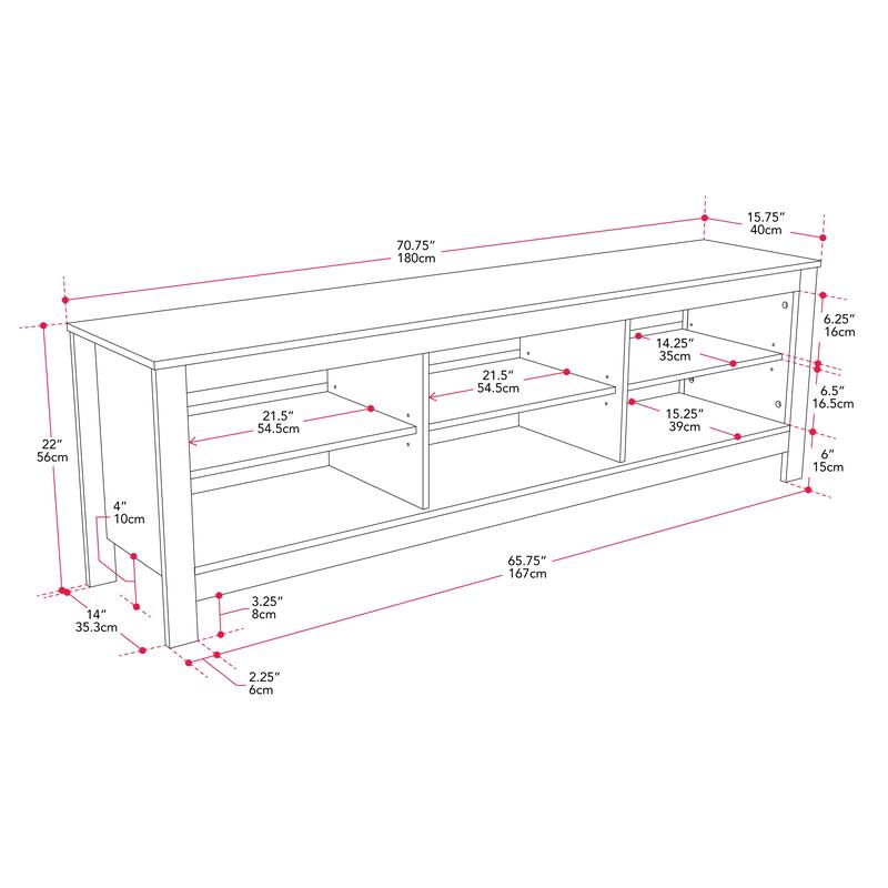 Ren Black Media Console for TVs up to 85"