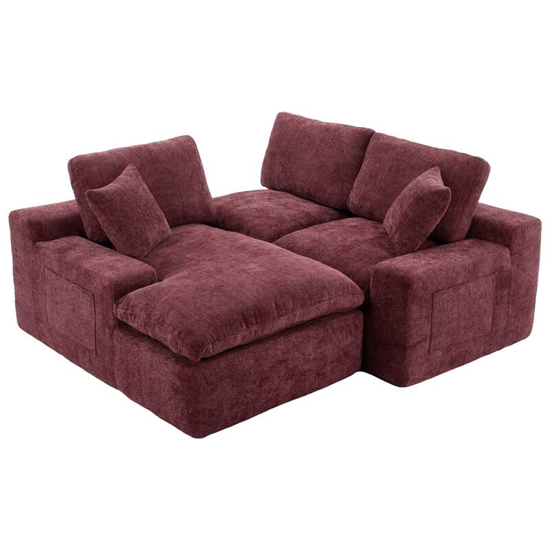 Cloud Sectional Sofa 107.9" Upholstered Sofa Couch