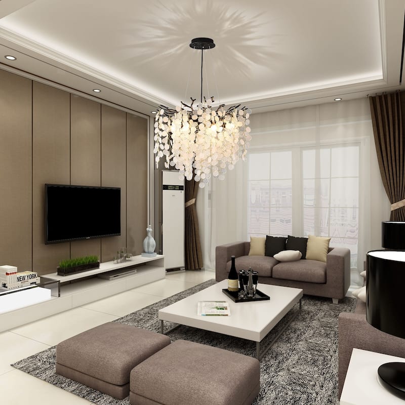 Tree Branch Chandelier Modern Crystal Chandelier Ceiling Hanging Light