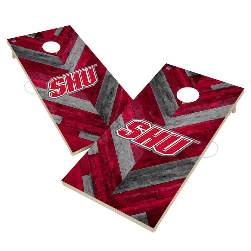 Sacred Heart University Pioneers Cornhole Board Set