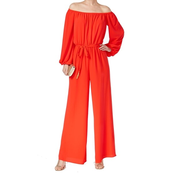vince camuto orange jumpsuit