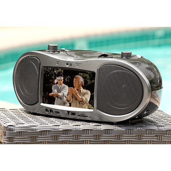 bluetooth cd and dvd boombox radio