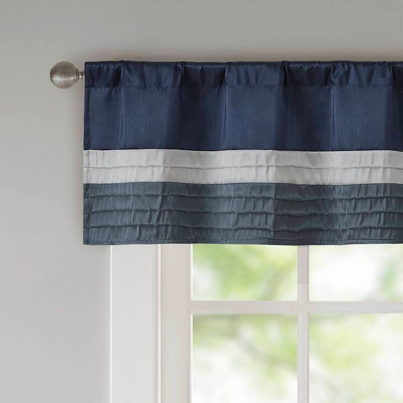 Madison Park Infinity Polyoni Pintuck Window Valance