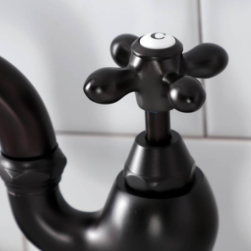 Kingston Brass KS799.AX English Country 1.2 GPM Bridge Bathroom Faucet