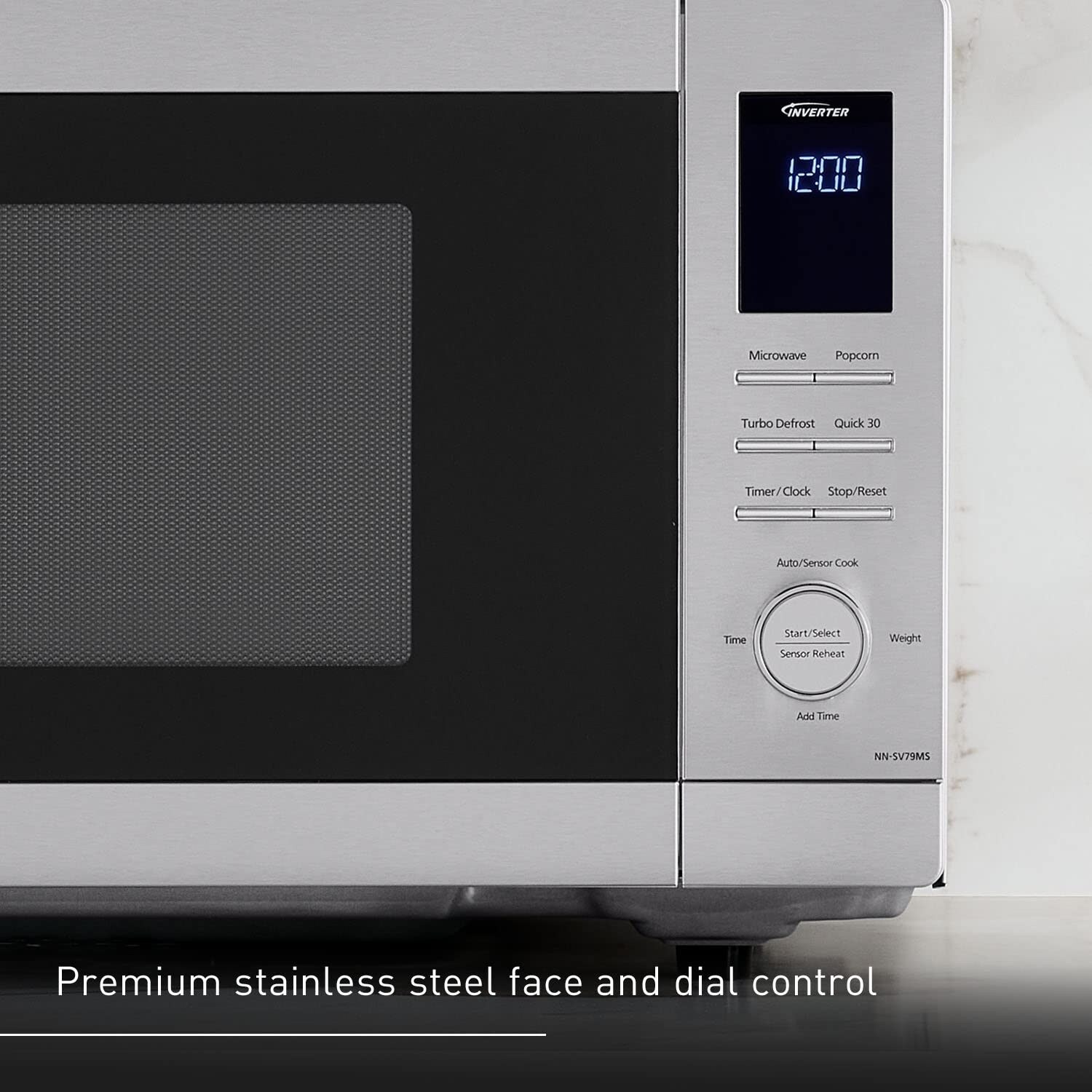1.4 cu.ft Smart Inverter Works with Alexa Countertop Microwave Oven 1200Watt Power with Genius Sensor Cooking Stainless Steel Bed Bath Beyond 39869536