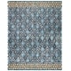 preview thumbnail 14 of 22, SAFAVIEH Handmade Aspen Kulli Bohemian & Eclectic Tribal Wool Rug 8' x 10' - Blue/Gold - Rectangle