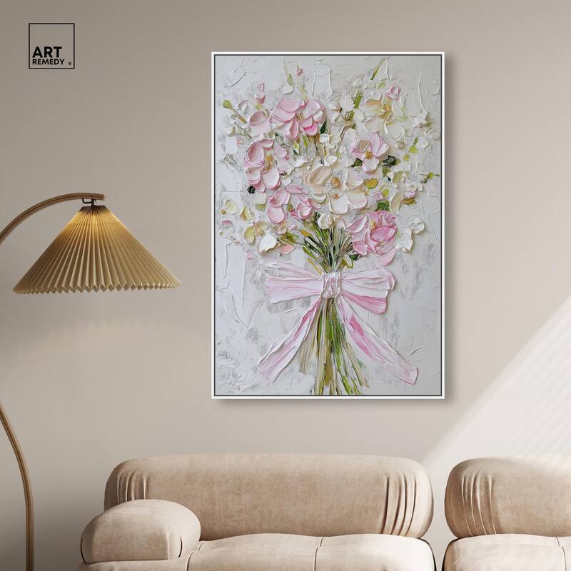 Layered Lily Canvas by Art Remedy