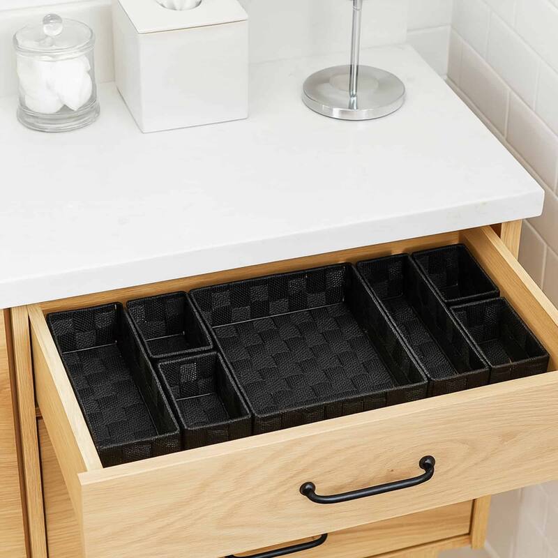 7-Piece Drawer Organizer Set - 10.5 L x 8 W x 2.5 H