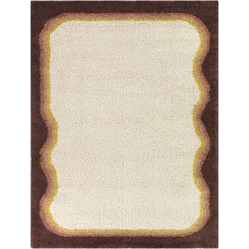Feinman Border Shag Area Rug