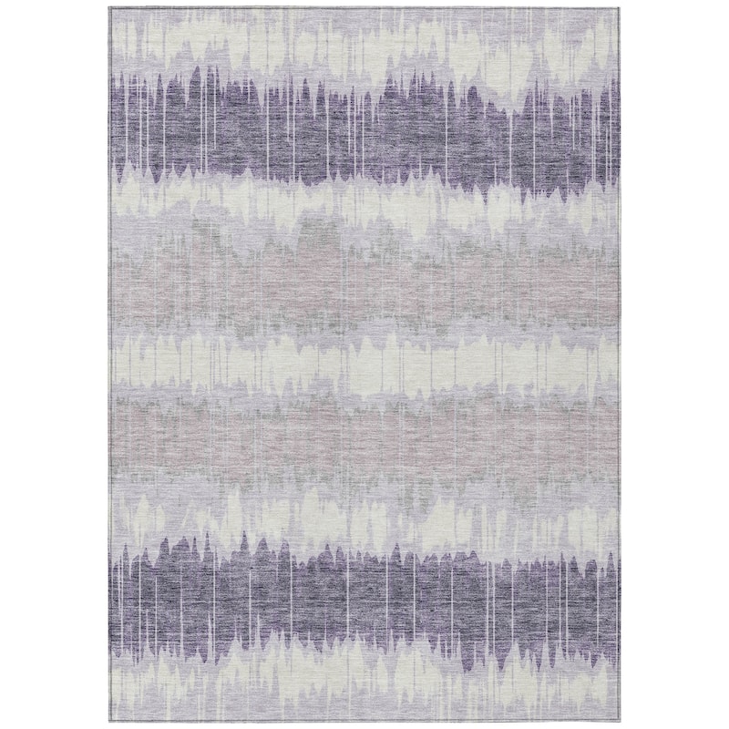 Machine Washable Indoor/ Outdoor Chantille Contemporary Ombre Rug