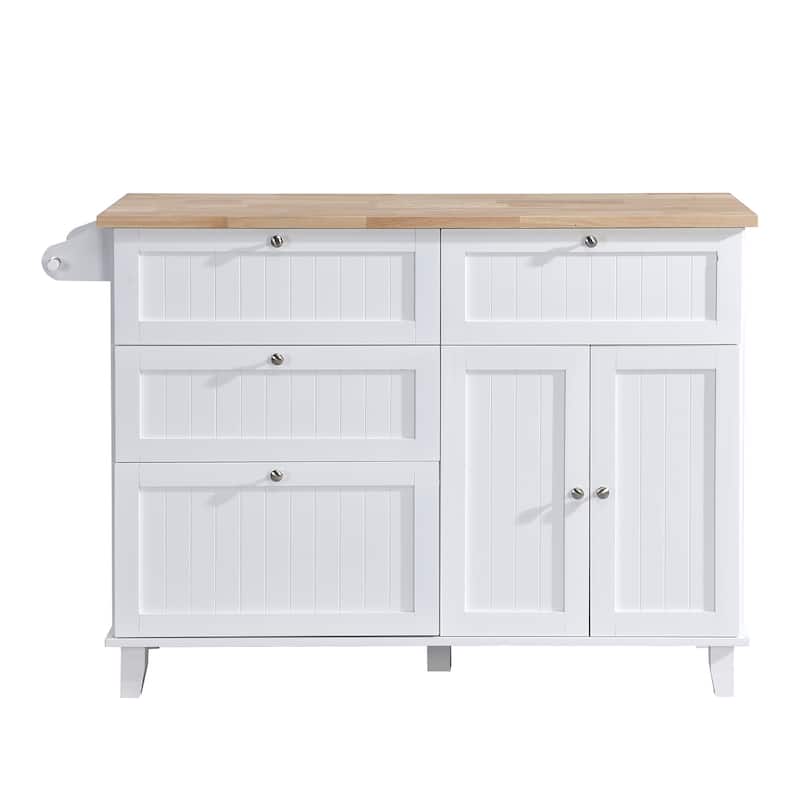 3-Piece Farmhouse Dining Set with Drop Leaf & 2 Chairs