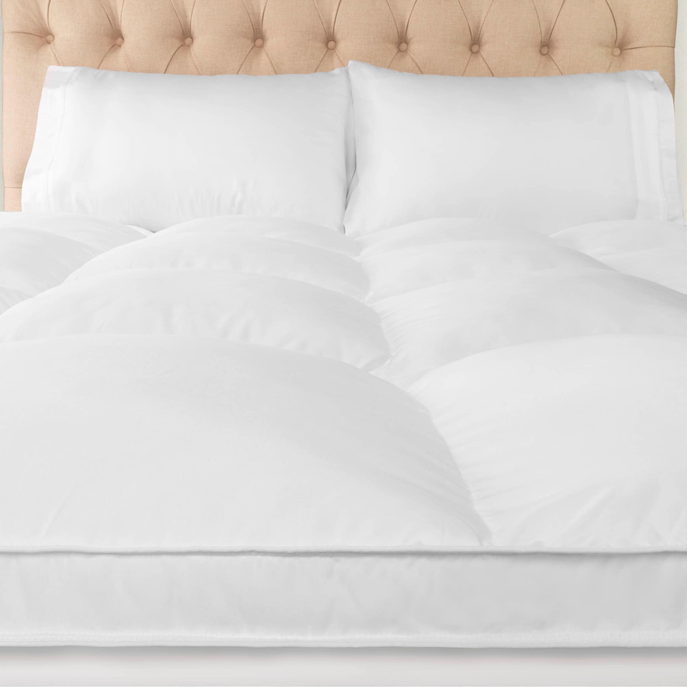 Superior Brushed Microfiber Down Alternative Mattress White-image