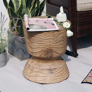 Outdoor Accent Table Concrete End Table