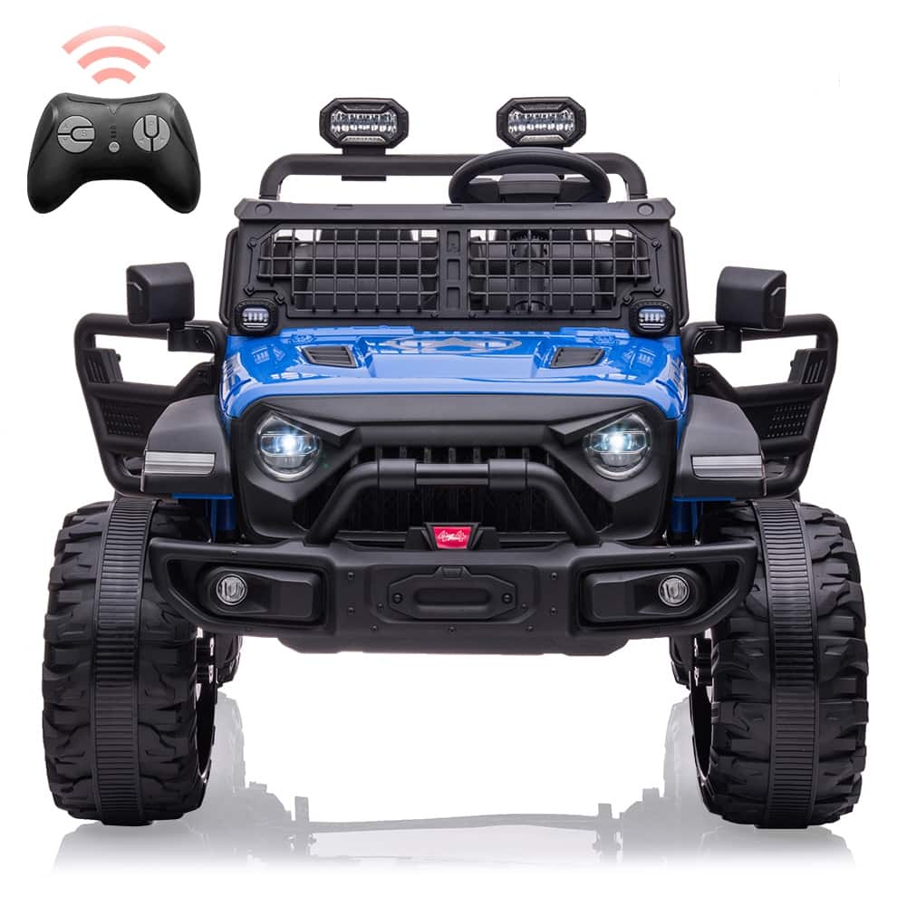 2 Seaters 20" Large Seat 24V Kids Ride On Car with Remote Control