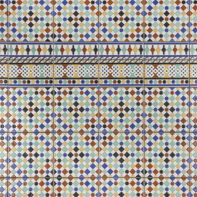 Merola Tile Sevillano Giralda 7-7/8" x 7-7/8" Ceramic Wall Tile - Case (25 Tiles)