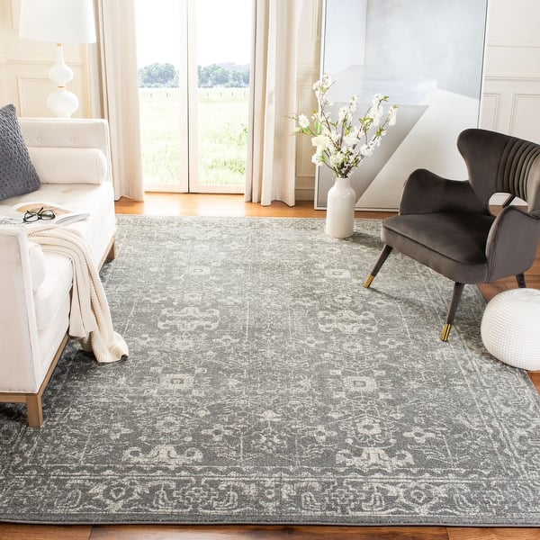 slide 2 of 78, SAFAVIEH Evoke Adele Vintage Oriental Distressed Rug 10' x 14' - Grey/Ivory