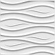 Dundee Deco White Wave PVC 3D Wall Panels, Decorative Wall Paneling ...