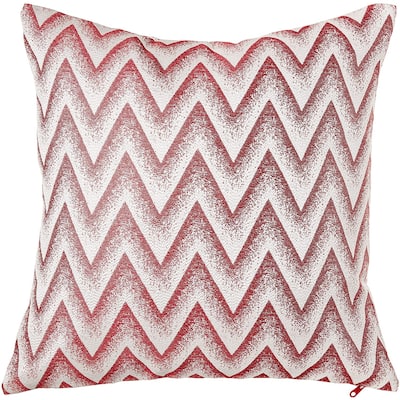 Violet Linen Indiana Chevron Pattern Decorative Throw Pillow