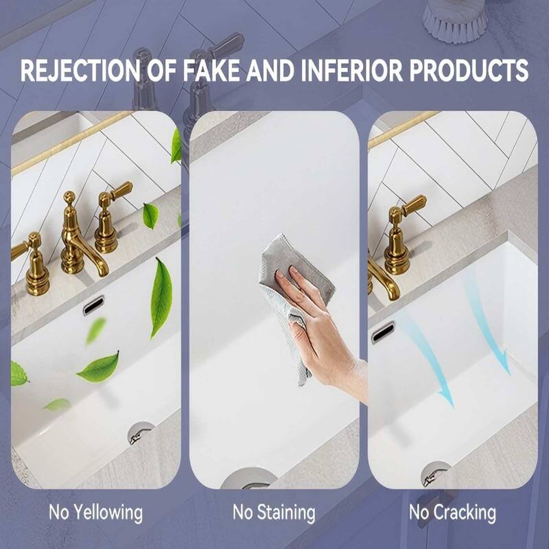 ClarityPure 27.56 in. x 15.75 in. Undermount Bathroom Sink in White Ceramic with Overflow Drain