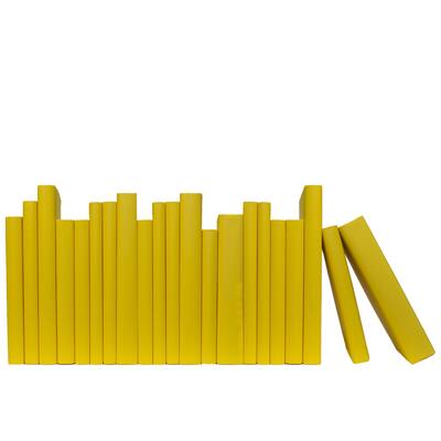 Books Yellow Decorative Accessories: Saffron Oversized Wrapped Color By The Foot