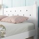 preview thumbnail 4 of 13, Twin Bed with Button-Decoration Headboard and Bed Slats