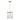 10" W x 16" H 1-Light Pendant with Clear Beveled Fluted Glass - 10"W x 11.25"H