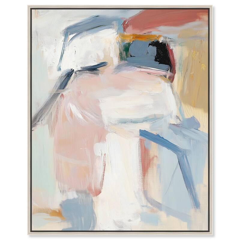 Dreamlike Palette II Canvas by Art Remedy - 24" x 30" - Silver