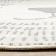 preview thumbnail 8 of 11, Round Kids Cream Grey Teddy Bear Area Rug, 5'3" x 5'3" - 5'3" x 5'3"