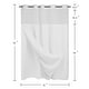 preview thumbnail 58 of 111, No Hook Waffle Weave Shower Curtain with Snap-in Liner