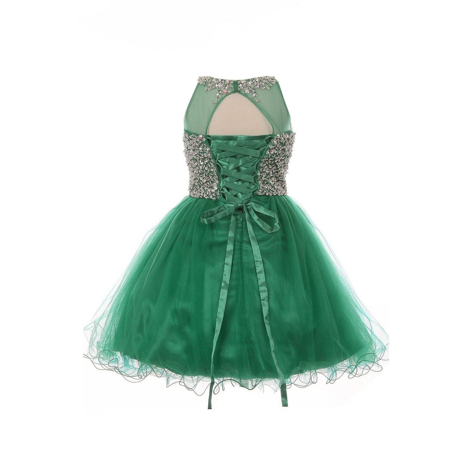 emerald green glitter dress