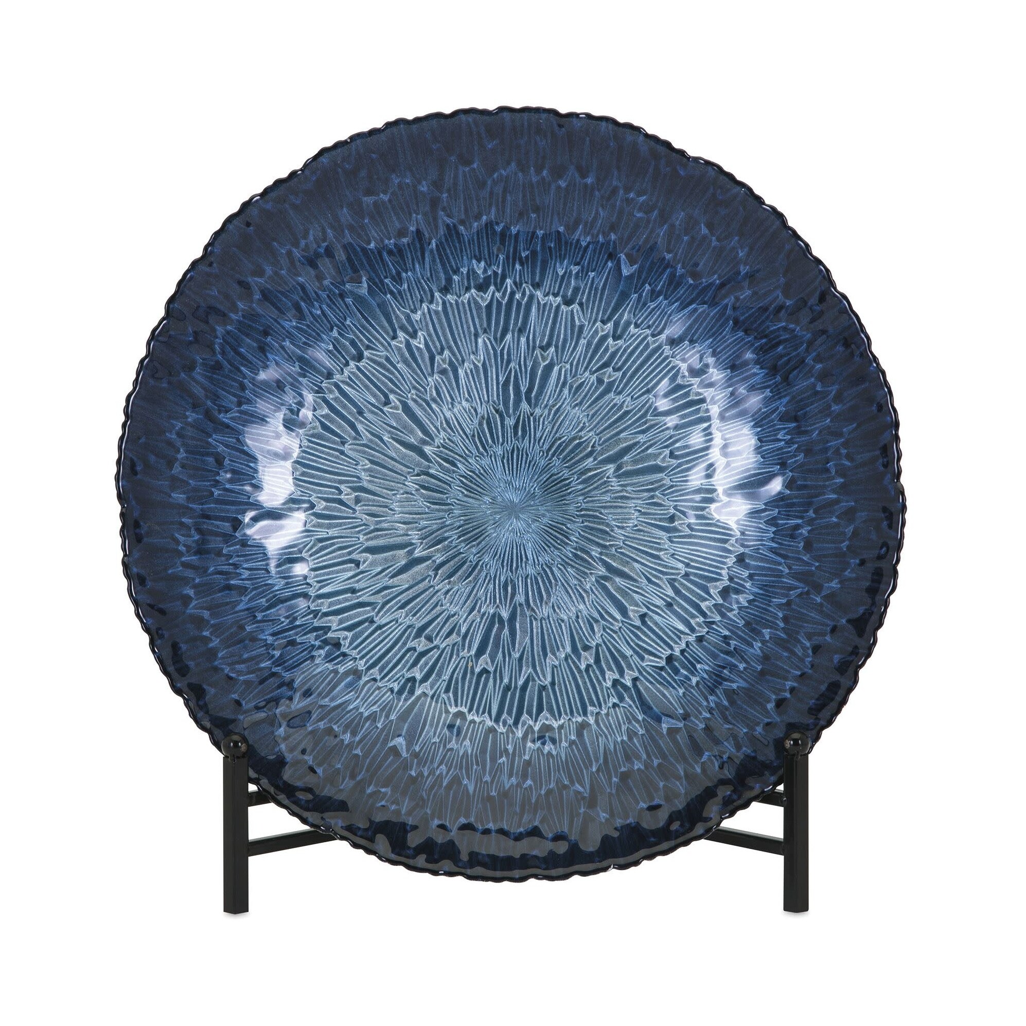 Shop Imax Home 83285 Honeybee Glass Decorative Plate With Stand By