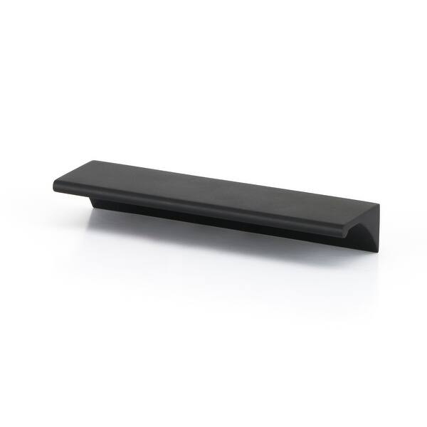slide 2 of 6, Alno Tab Pulls 3 Inch Center to Center Finger Cabinet Pull Matte Black