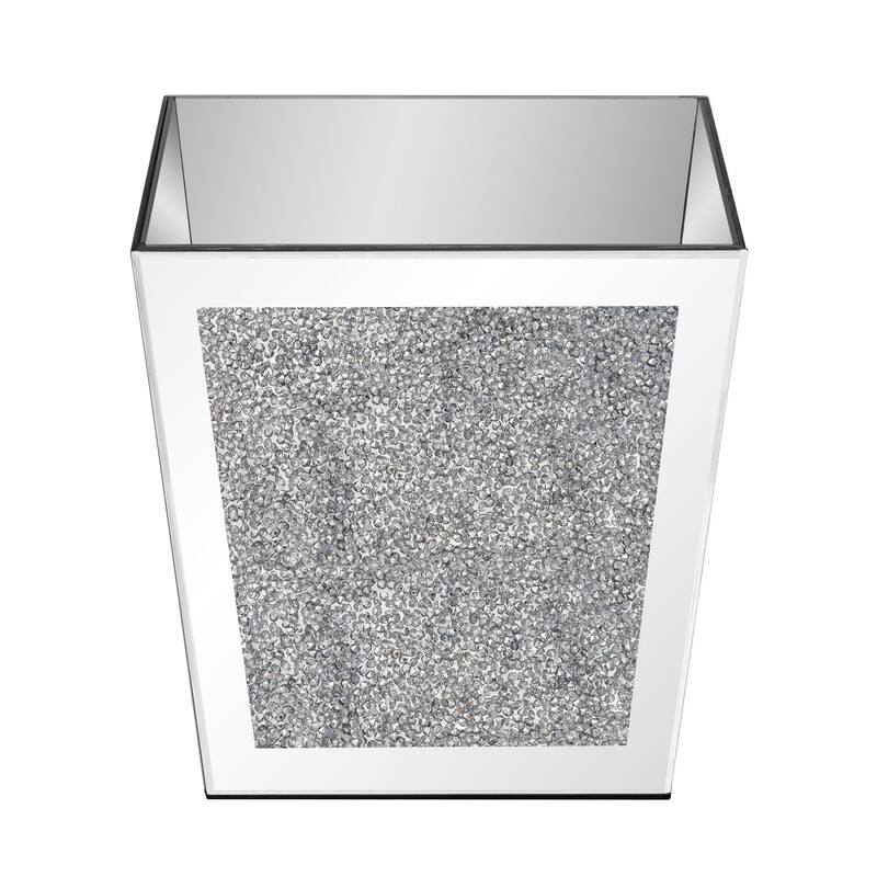 Modern Mirror Pot Planter Crushed Diamond Vase
