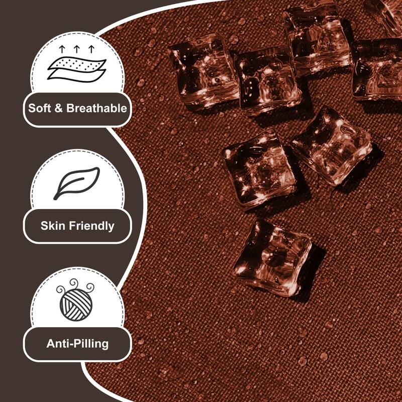 9-Piece Outdoor Brown Wicker Sectional Patio Conversation Set with 43″ Fire Pit Table, Cushion