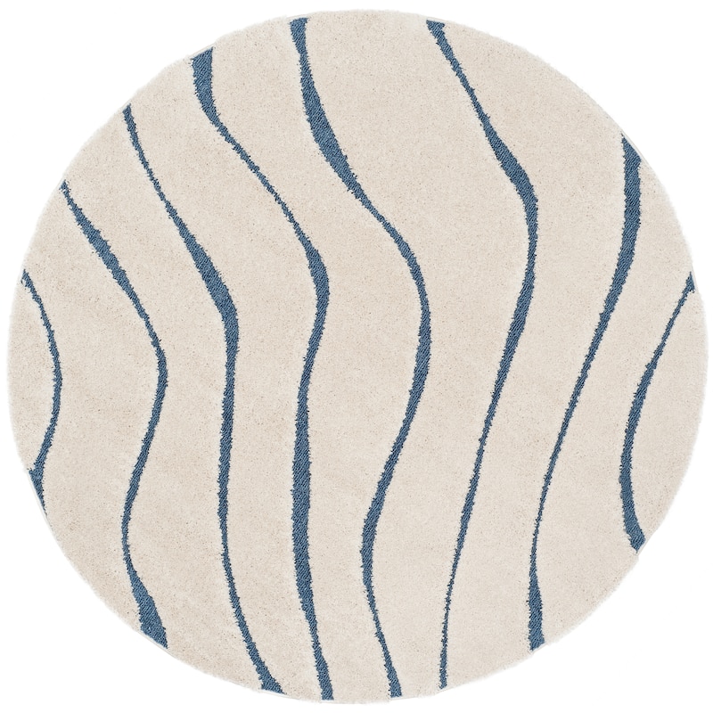 SAFAVIEH Florida Shag Hervor Soft Serene Waves 1.2-inch Thick Rug