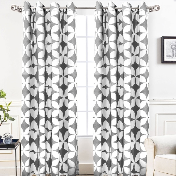 DriftAway Amelia Geo Thermal Insulated Blackout Curtain ...