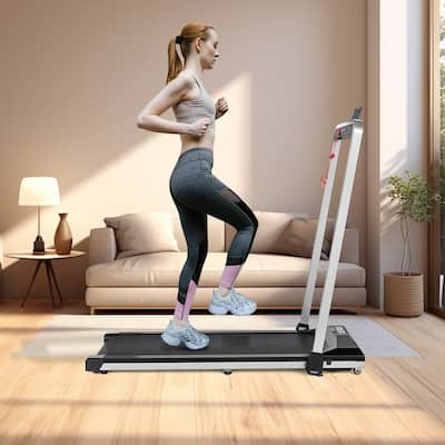 Folding Treadmill with Remote Control - Compact, Quiet, and Powerful for Home and Office Fitness