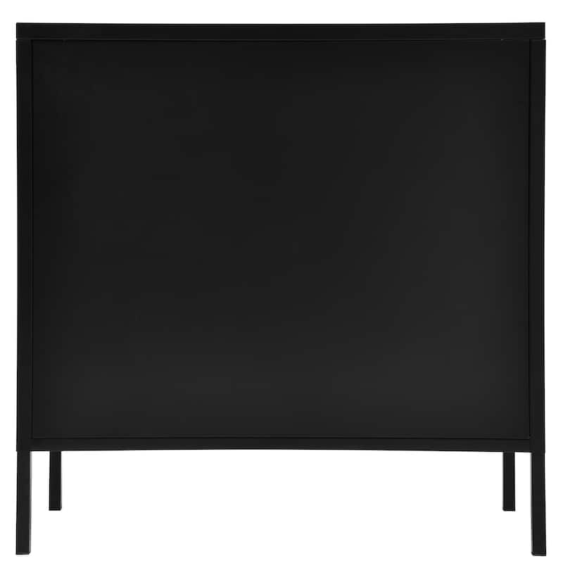 Moasis Modern Steel Accent Cabinet with Door