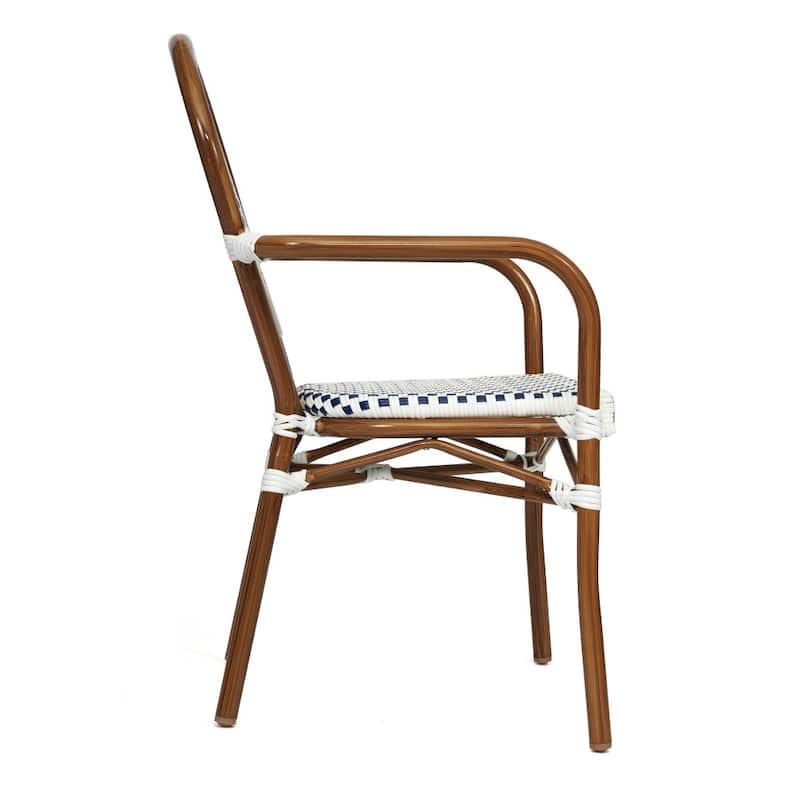 Stacking Bistro Chairs with Metal Frames