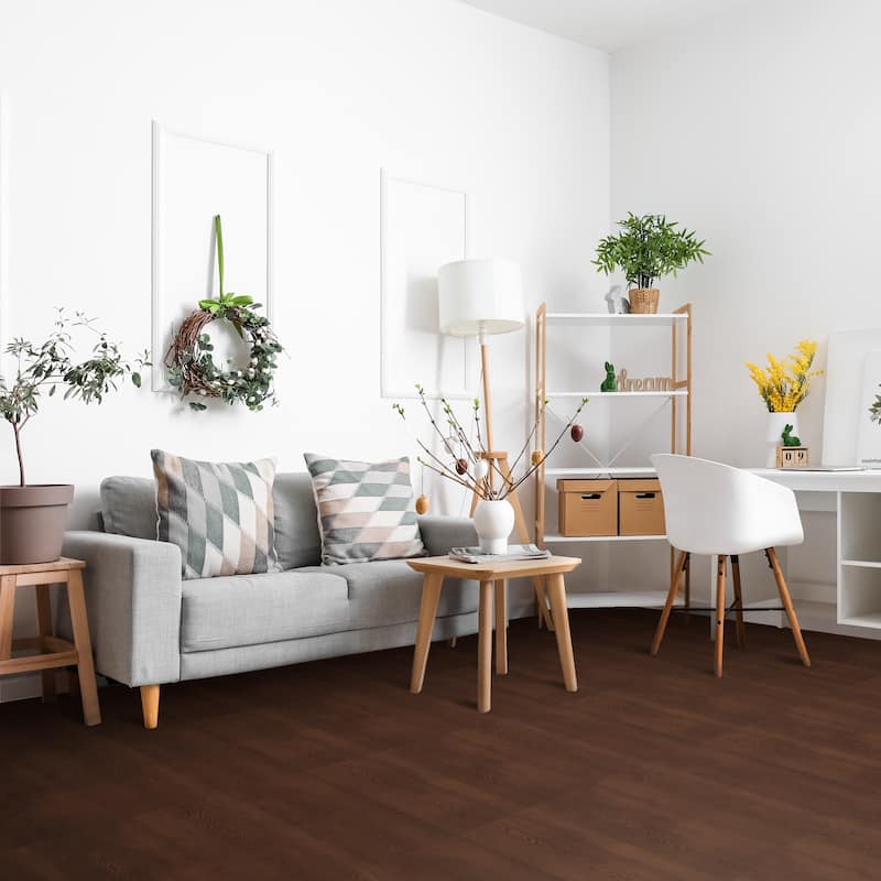 Sorbus 80 Sq. Ft. Wood Grain Floor Tiles Foam Mat EVA Interlocking Mats Tile 3/8-Inch-Thick Wood Puzzle Exercise Mats.