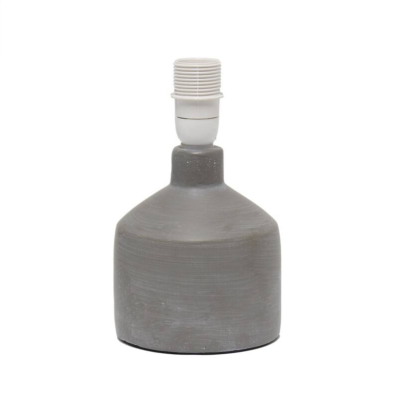 Mini Bocksbeutal Table Lamp with Tapered Shade - 9.5" - Gray and White